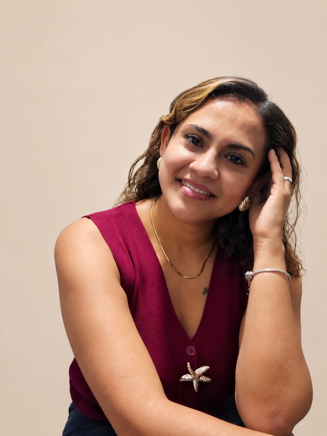 Psic. Itzel Alejandra Mateo Hernández, psicóloga de Psicoapapacho, sonriendo